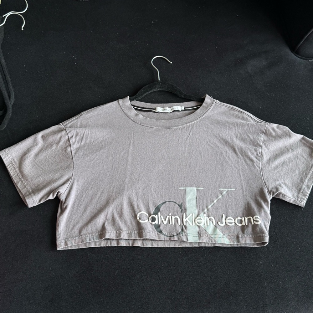 Calvin Klein Jeans Heather Gray Tee
